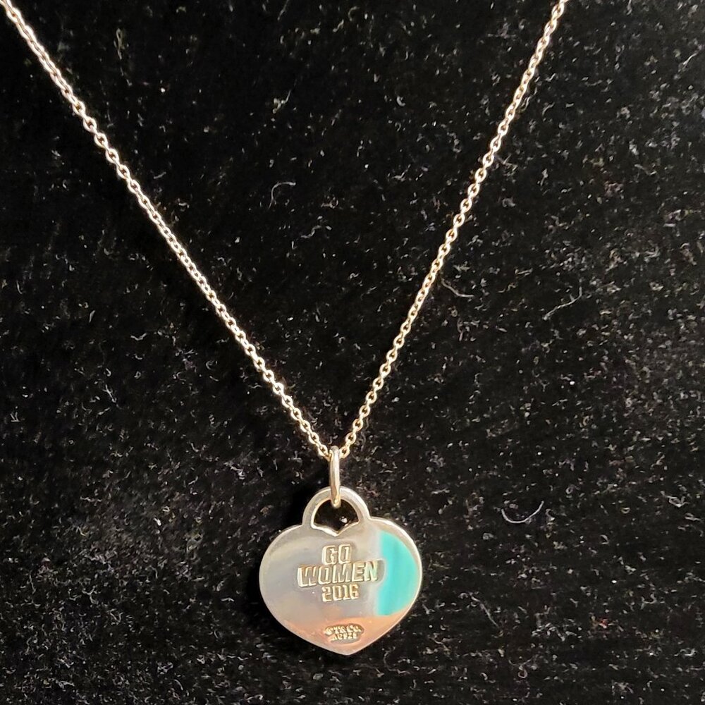 Vintage Tiffany & Co. Marathon Heart Go Woman 2016 necklace